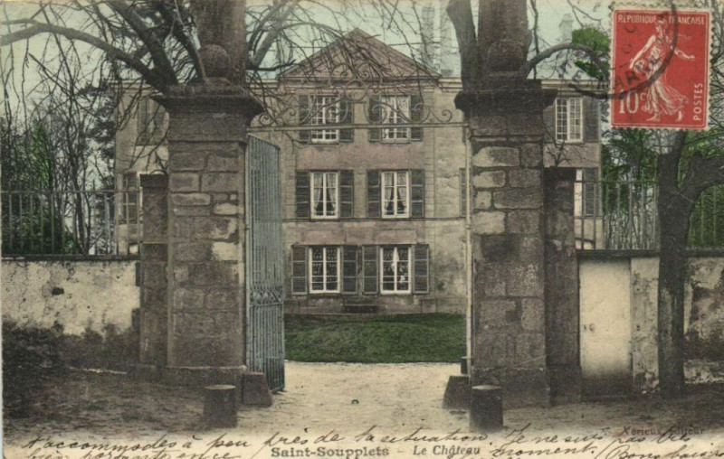 Carte postale ancienne Saint-Soupplets - Le Chateau à Saint-Soupplets