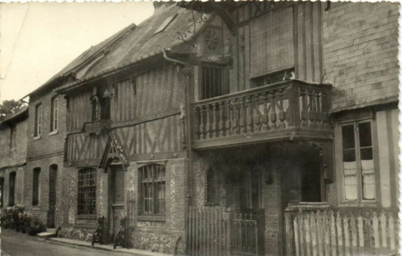 Carte postale ancienne Clere (S - I.) Vieilles Maisons Normandes