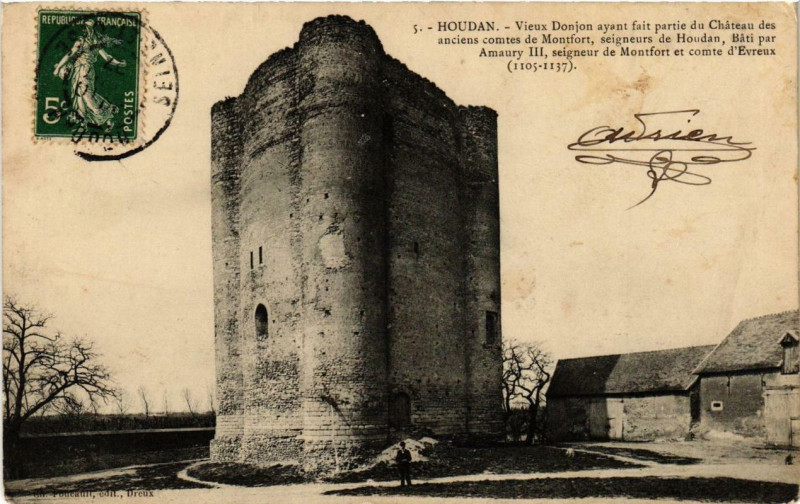 Carte postale ancienne Houdan à Houdan