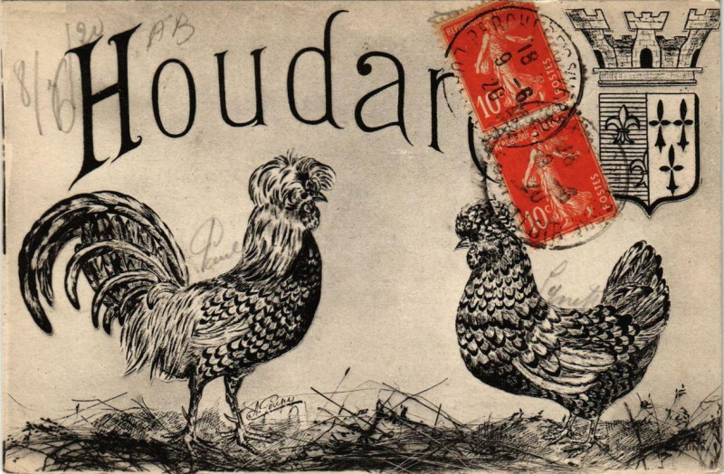 Carte postale ancienne Houdan à Houdan