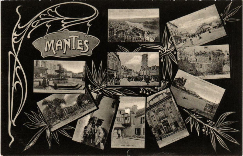 Carte postale ancienne Mantes
