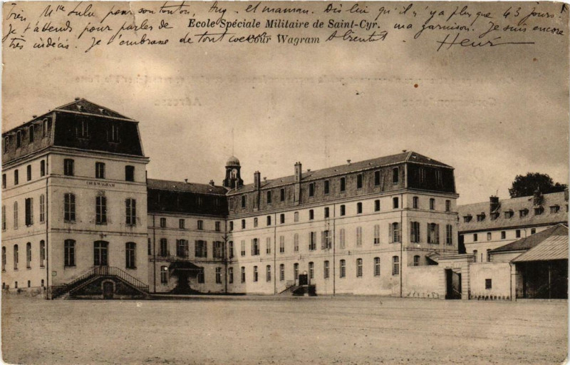 Carte postale ancienne Ecole de Saint-Cyr Speciale Militaire