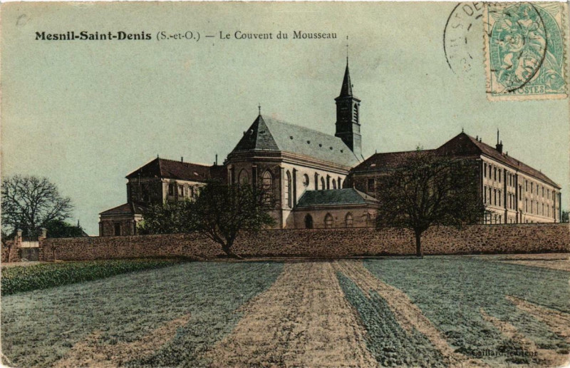 Carte postale ancienne Mesnil-Saint-Denis Le Couvent du Mousseau