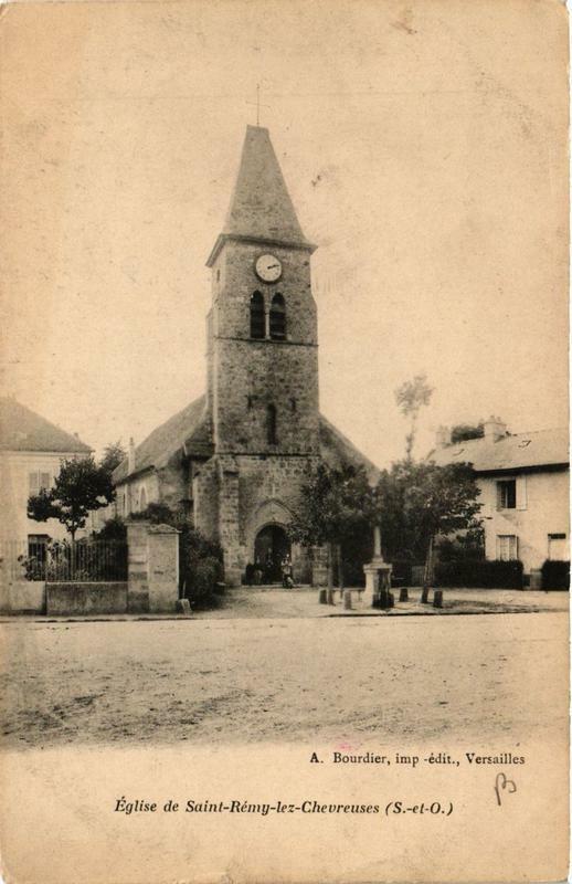 Carte postale ancienne Saint-Remy-lez-CHEVREUSEs Eglise à Chevreuse