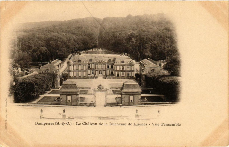 Carte postale ancienne Dampierre Le Chateau de la Duchesse de Luynes
