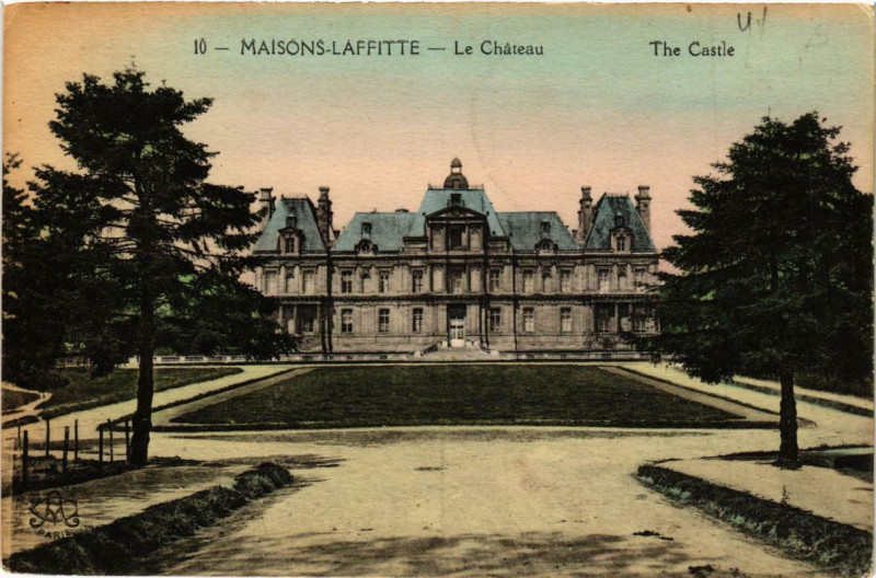 Carte postale ancienne Maisons-Laffitte Le Chateau à Maisons-Laffitte