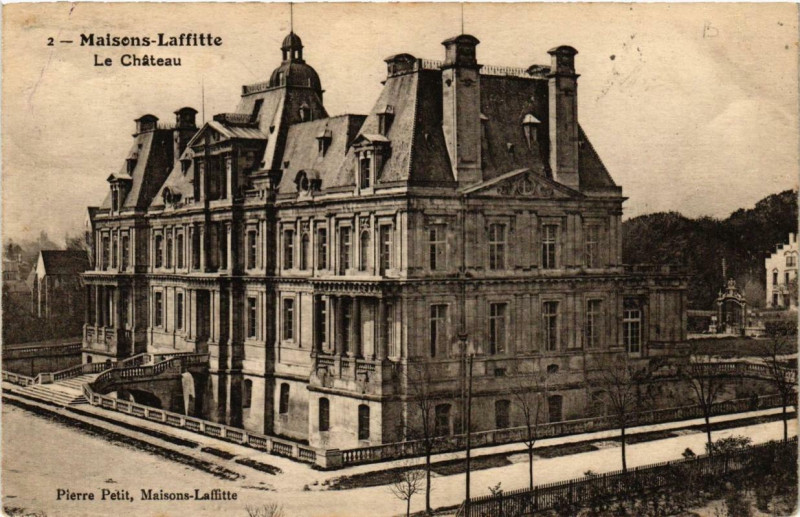 Carte postale ancienne Maisons-Laffitte Le Chateau à Maisons-Laffitte