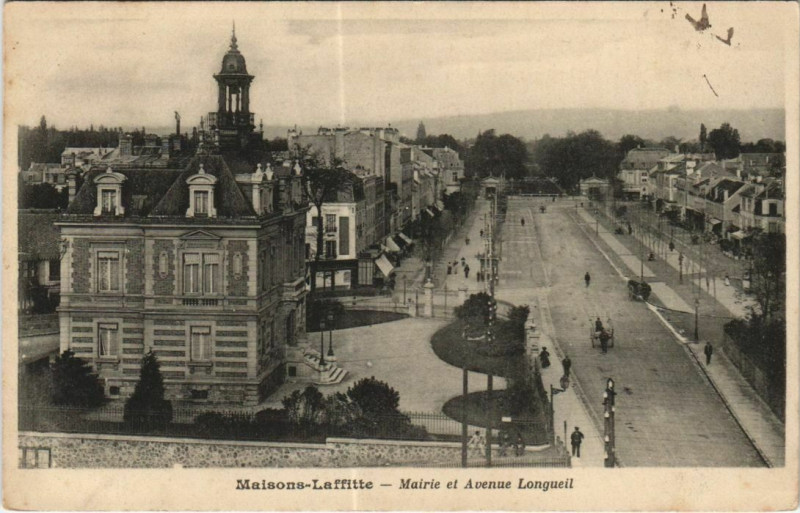 Carte postale ancienne Maisons-Laffitte Garage des Yachts à Maisons-Laffitte