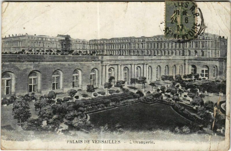 Carte postale ancienne Palais-de Versailles L'Orangerie à Versailles