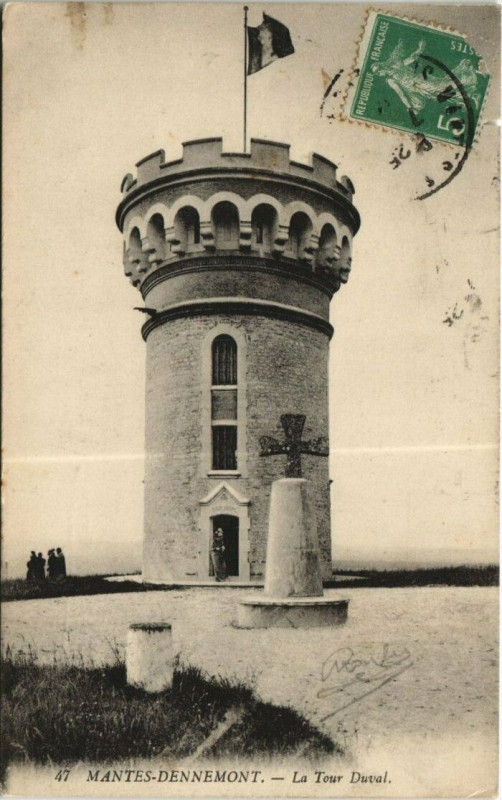 Carte postale ancienne Mantes-Dennemont La Tour Duval