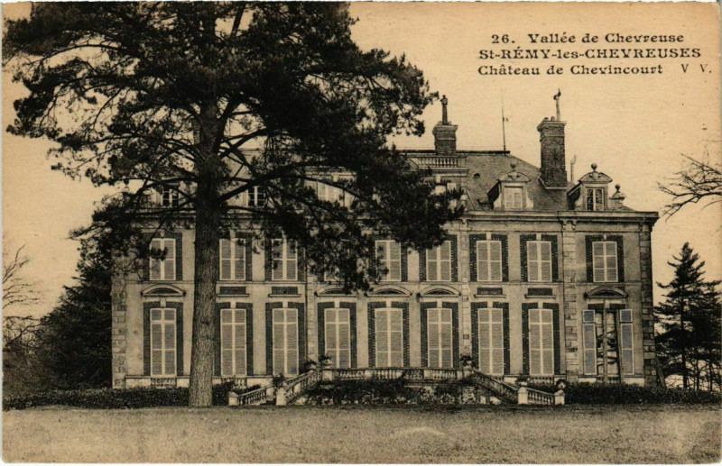 Carte postale ancienne VallÃ©e de Chevreuse St-RÃMY-ls Chevreuse - Chateau de Chevincourt à Chevreuse
