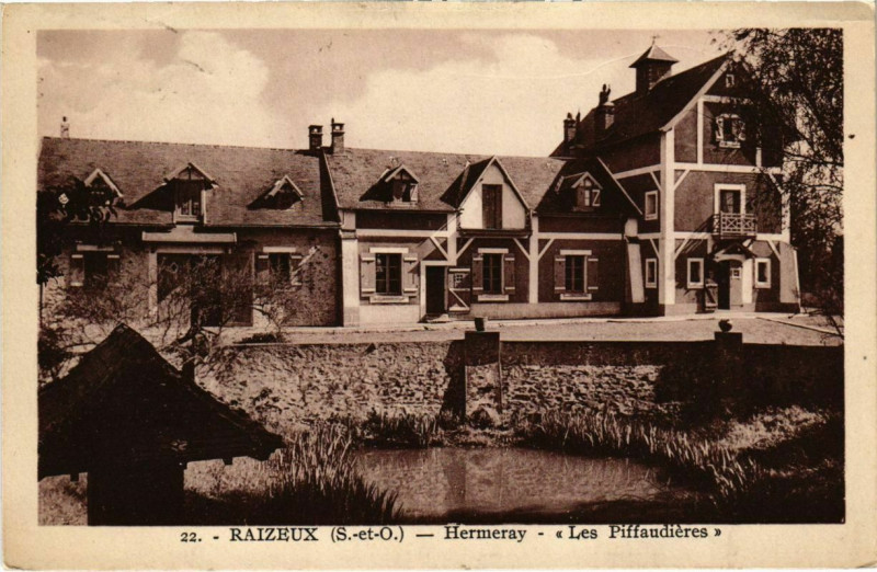 Carte postale ancienne Raizeux - Hermeray à Raizeux