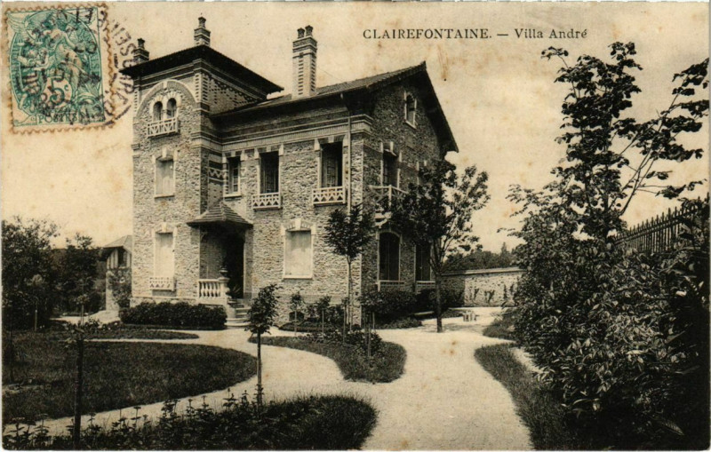 Carte postale ancienne Clairefontaine - Villa Andre