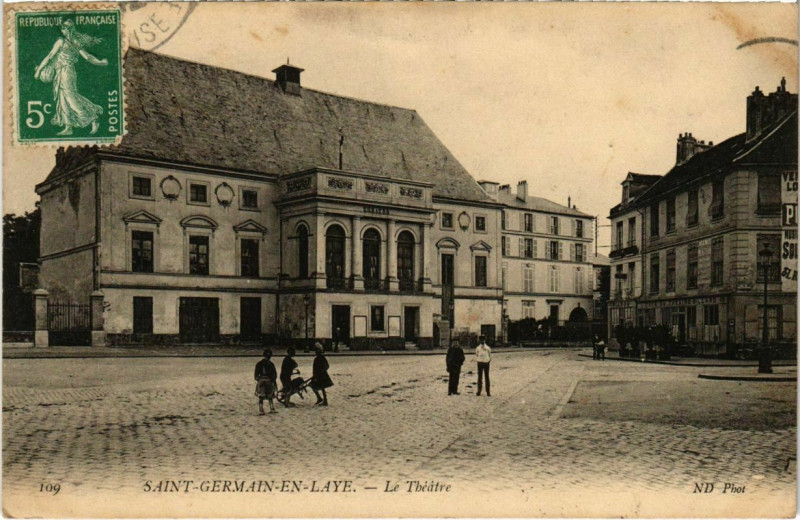 Carte postale ancienne Saint-Germain-en-Laye - Le Theatre à Saint-Germain-en-Laye