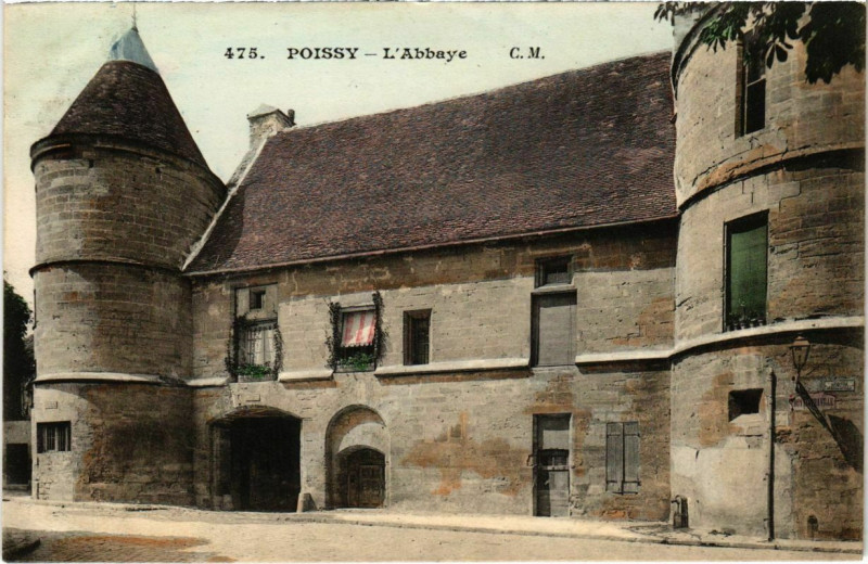 Carte postale ancienne Poissy - L'Abbaye à Poissy