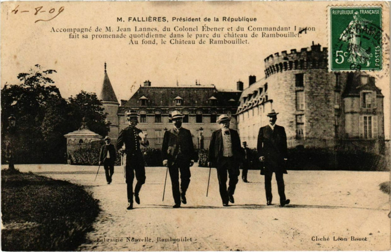 Carte postale ancienne Fallieres President de la Republique