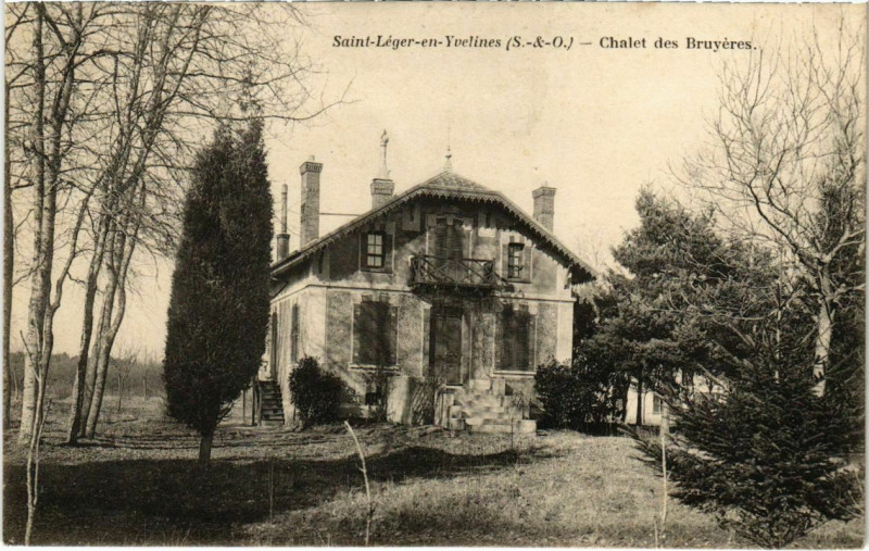 Carte postale ancienne Saint-Leger-en-Yvelines - Chalet des Bruyeres à Saint-Léger-en-Yvelines