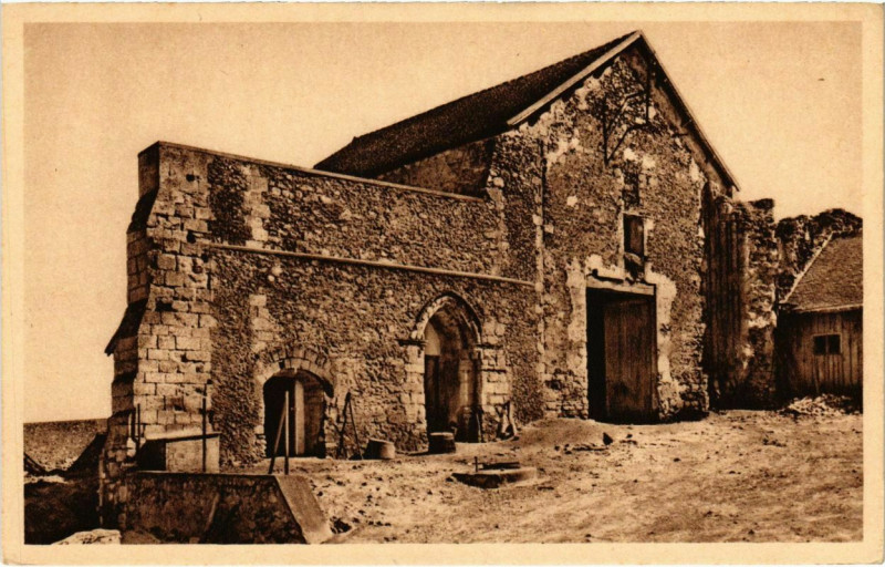 Carte postale ancienne Brueil-en-Vexin - Ferme de St-Laurent à Brueil-en-Vexin