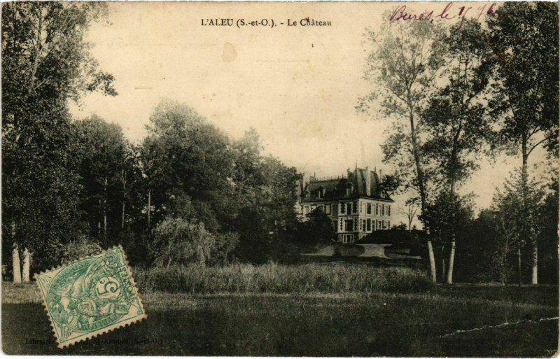 Carte postale ancienne L'Aleu - Le Chateau