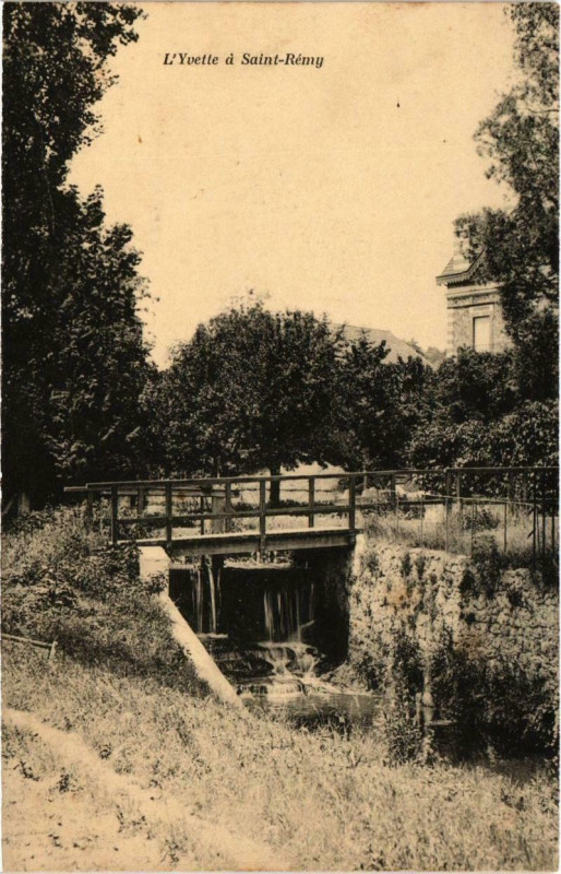 Carte postale ancienne L'Yvette a Saint-Remy