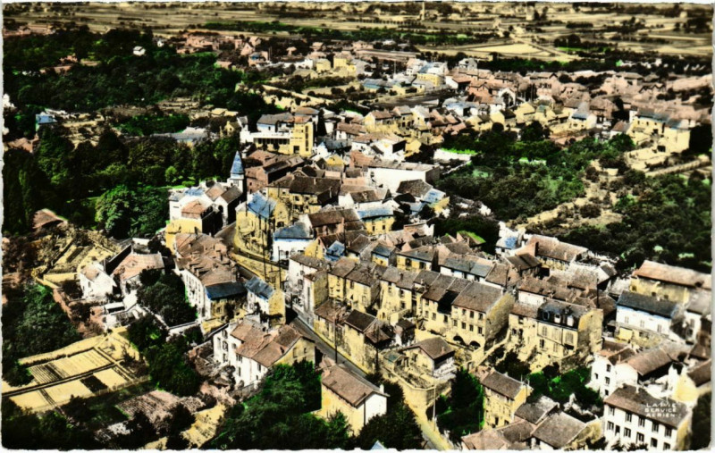 Carte postale ancienne En Avion Au-Dessus de Carrieres-sur-Seine - Vue Panoramique à Carrières-sur-Seine