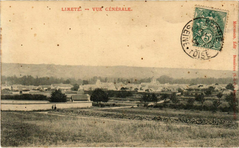 Carte postale ancienne Limetz - Vue générale