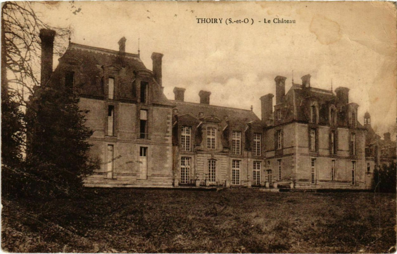 Carte postale ancienne Thoiry - Le Chateau à Thoiry