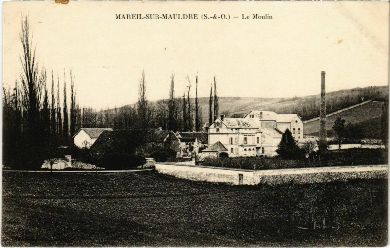 Carte postale ancienne Mareil-sur-Maulidre - La Moulin