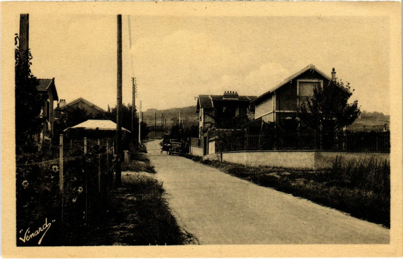 Carte postale ancienne Andresy - Rue de la Fontaine à Andrésy