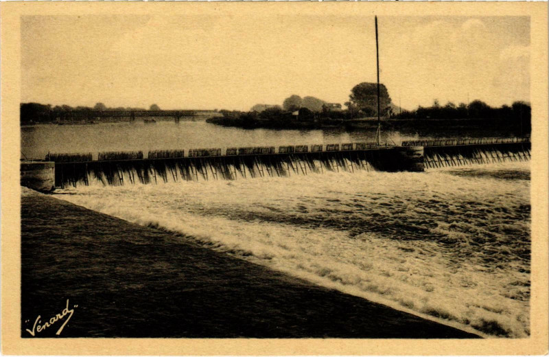 Carte postale ancienne Andresy - Le Barrage à Andrésy