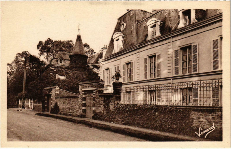 Carte postale ancienne Andresy - Avenue d'Eylau à Andrésy