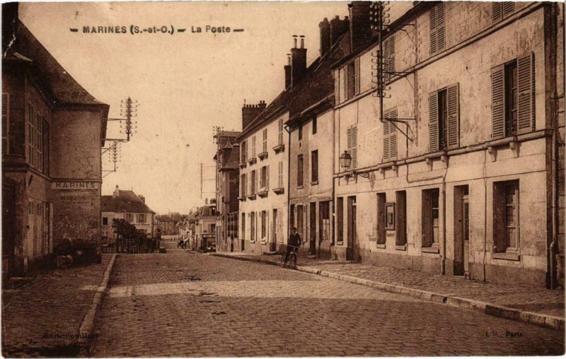 Carte postale ancienne Marines - La Poste