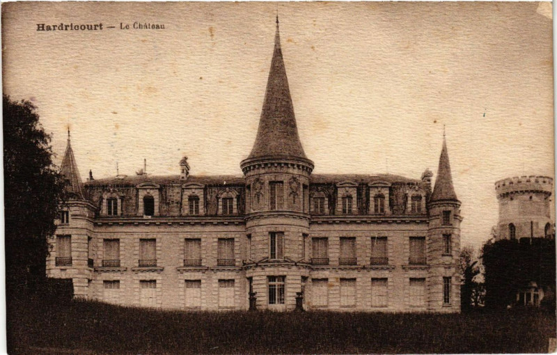 Carte postale ancienne Hardricourt - Le Chateau à Hardricourt