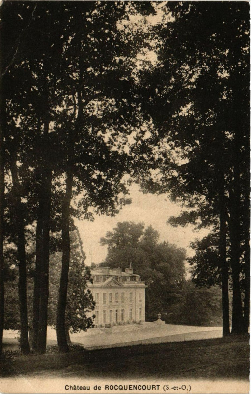 Carte postale ancienne Chateau de Roquencourt