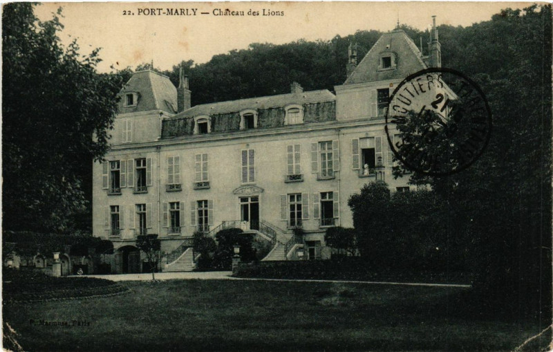Carte postale ancienne Port-Marly - Chateau des Loins
