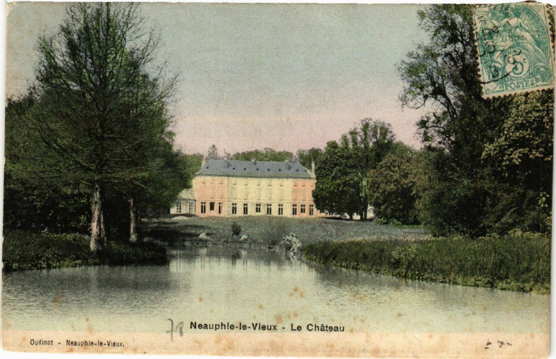 Carte postale ancienne Neauphime-le-Vieux - Le Chateau