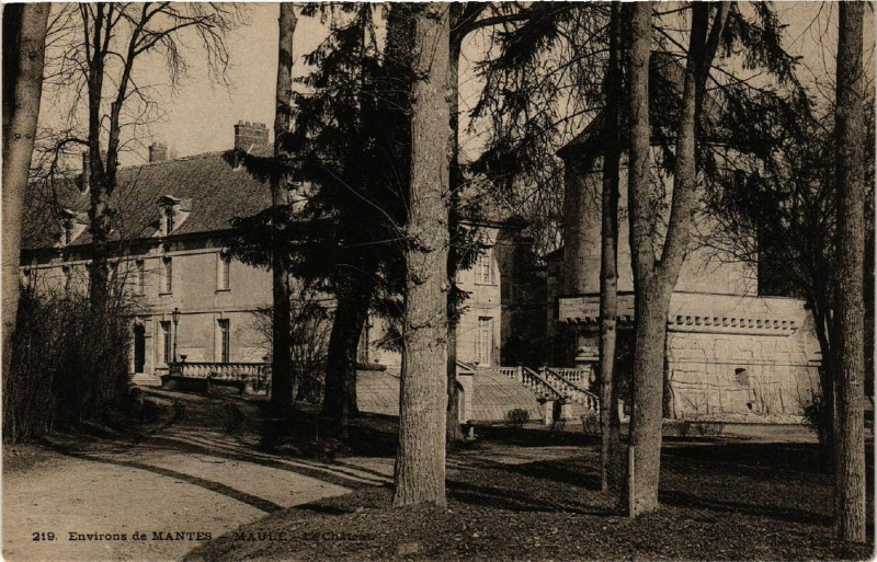 Carte postale ancienne Env. de Mantes - Maule - Le Chateau à Maule