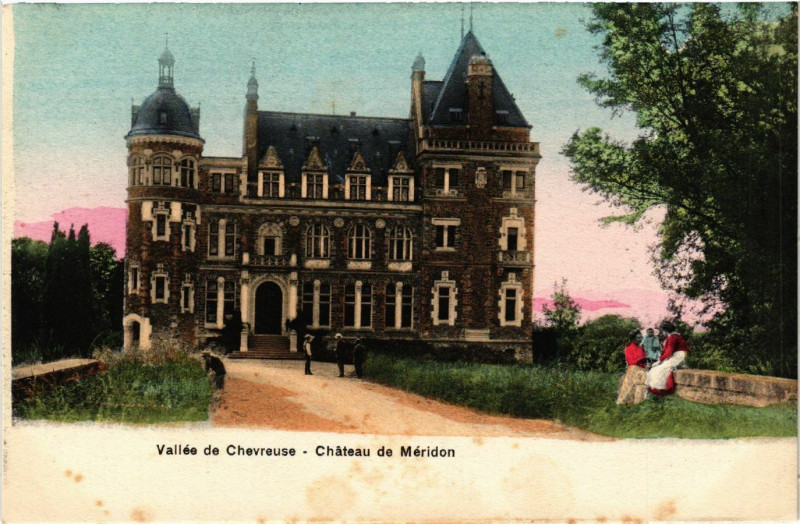 Carte postale ancienne Vallée de Chevreuse - Chateau de Meridon à Chevreuse