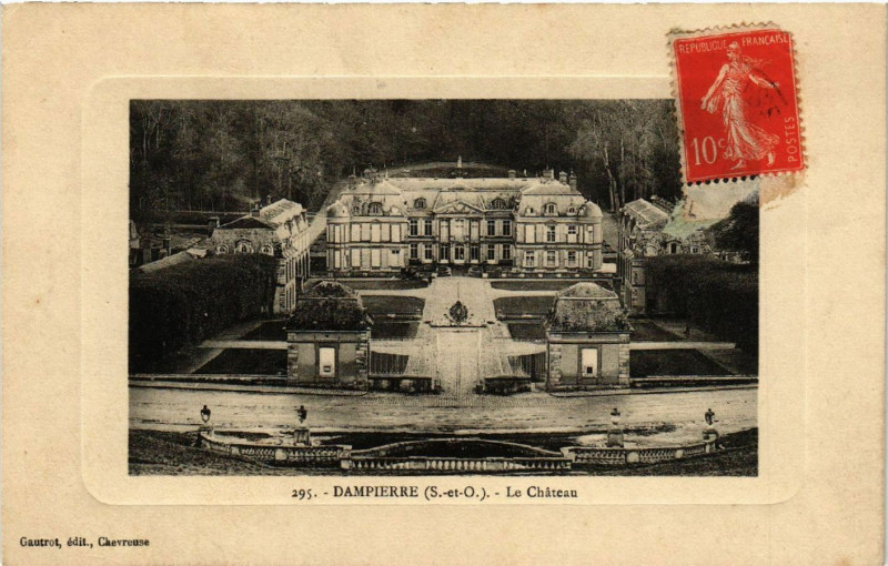 Carte postale ancienne Dampierre - Le Chateau