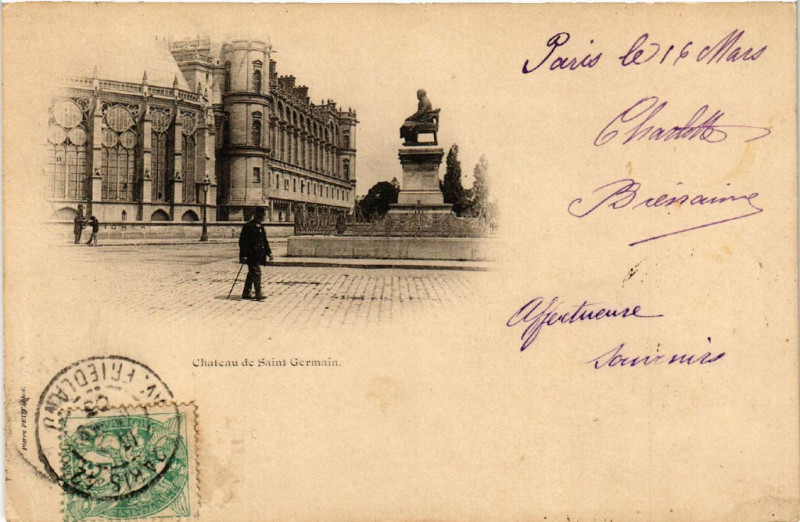 Carte postale ancienne Chateau de Saint-Germain