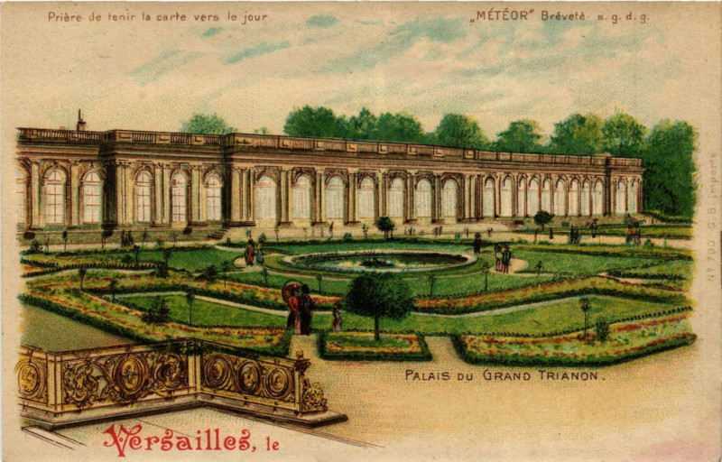 Carte postale ancienne Versailles le - Palais du Grand Trianon à Versailles