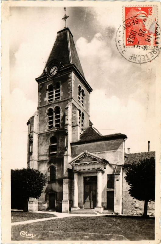 Carte postale ancienne Saint-Nom-le-Breteche - L'Eglise