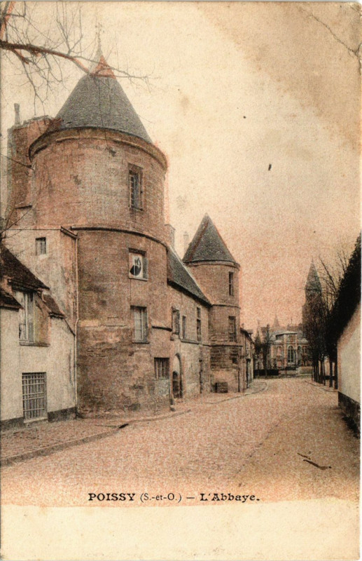 Carte postale ancienne Poissy - L'Abbaye à Poissy