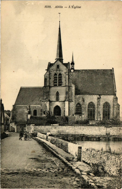 Carte postale ancienne Abtis - L'Eglise