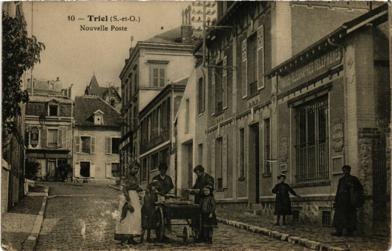 Carte postale ancienne Triel - Nouvelle Poste