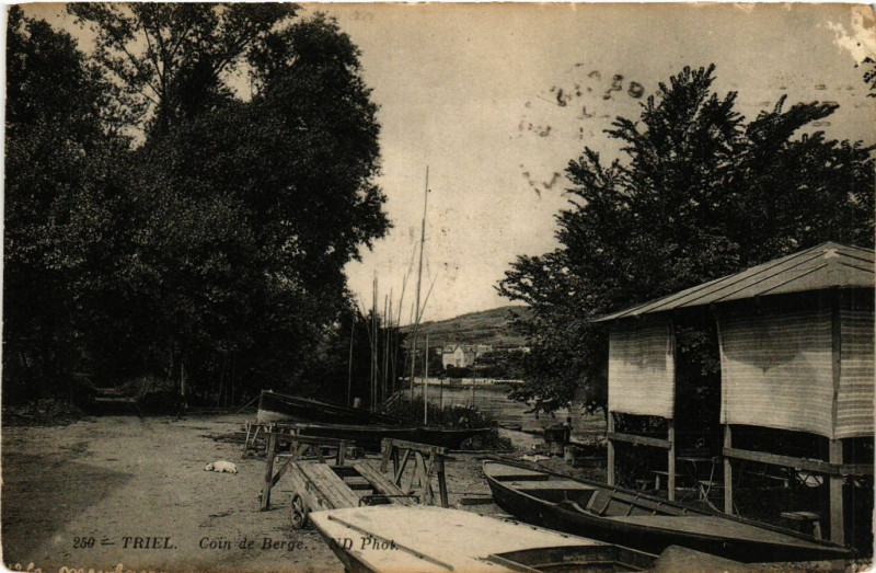 Carte postale ancienne Triel - Coin de Berge