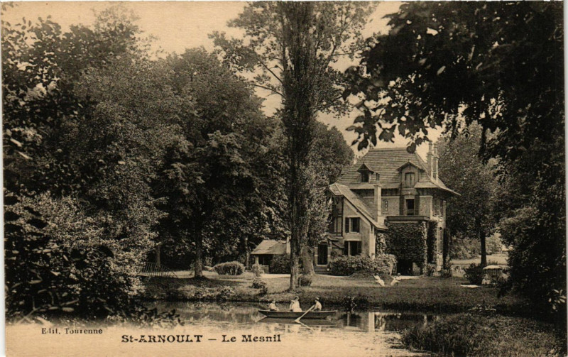 Carte postale ancienne Saint-Arnoult - Le Mesnil