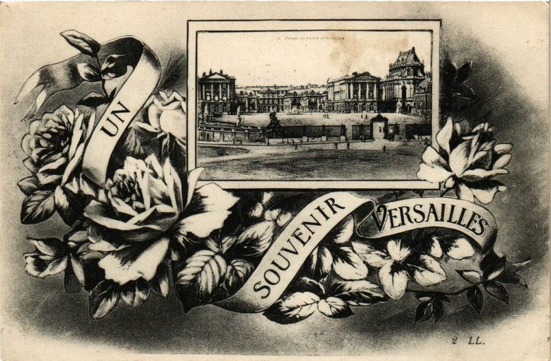 Carte postale ancienne Souvenir Versailles à Versailles