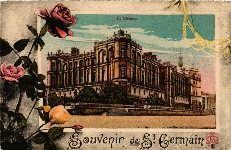 Carte postale ancienne Souvenir de Saint-Germain - Le Chateau
