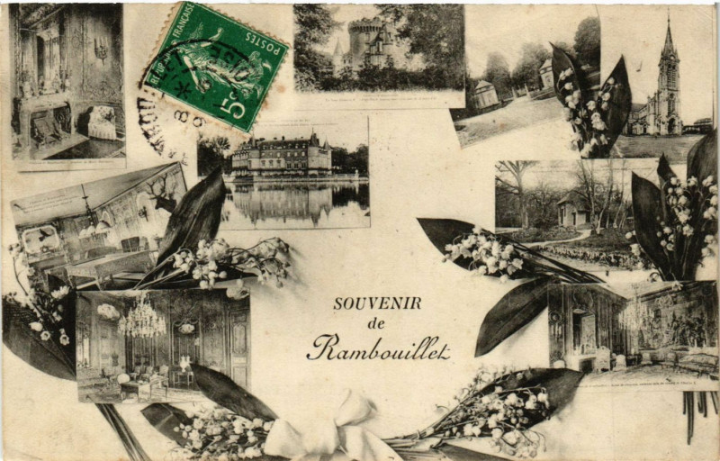 Carte postale ancienne Souvenir de Rambouillet à Rambouillet
